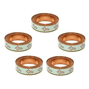 Vastu Vardan Copper Strip | 0.5 Inch | Pack of 5 | Vastu Strip Remedy ...