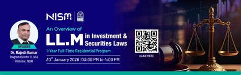 An Overview of LLM in Investment & Securities Laws - National Institute ...