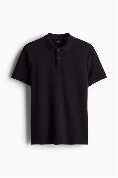 Slim Fit Polo Shirt - Navy blue - Men | H&M US