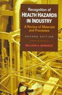 Buy Recognition of Health Hazards in Industry: A Review of Materials ...