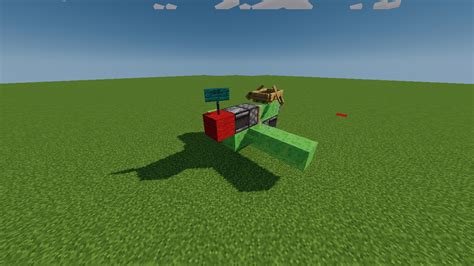 Simple Flying Machine Minecraft Map