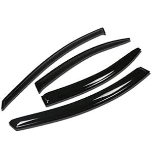 DNA MOTORING WVS-222 4pcs Window Vent Visor Deflector Rain Guard (Dark ...