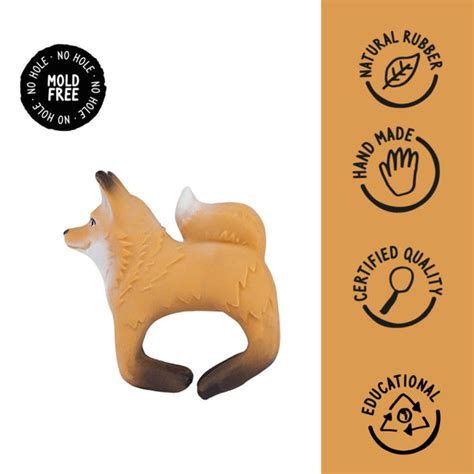 Oli & Carol Rob The Fox Bracelet Teether – The Moms Darling Baby Shop