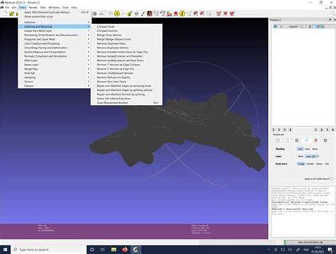 Image result for MeshLab Volume Measurement