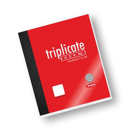 Anupam Triplicate Book with Carbon & Index Ruled Sheets Pad for Replic