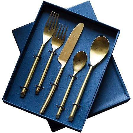 Nestroots Cutlery Set for Dining Table Stylish Spoon Fork and Knife Set ...