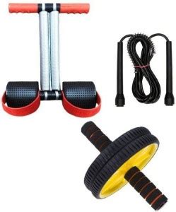 PRODEALS HOME WORKOUT COMBO OF DOUBLE SPRING TUMMY TRIMMER WITH AB ...