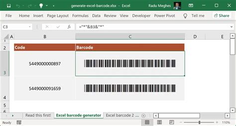Image result for Barcode Maker Excel