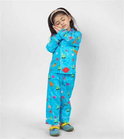 Kids Night Suits – Printed Cotton Kids Nightwear Suit – koochi Poochi