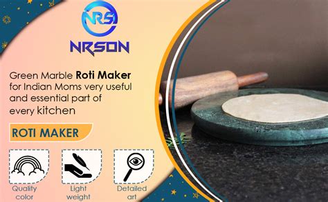 NRSON® Chakla | Marble Roti Roller Rolling Board | Roti Maker| Roti ...