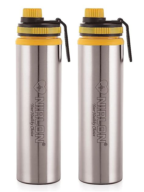 NIRLON Eco Star Stainless Steel Water Bottle 900ml, Water Sipper ...