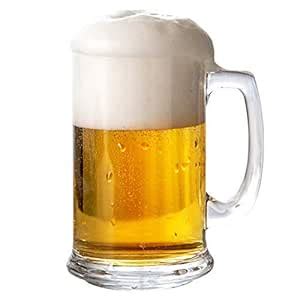 Buy AMYUZ INTERNATIONAL Beer Mug 2 PCS 400ML | Transparent | Serve ...