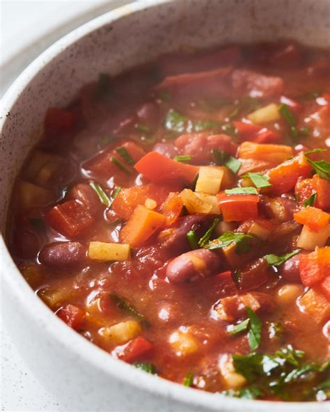 Vegetable Country-Style Bean Soup - Delice Recipes