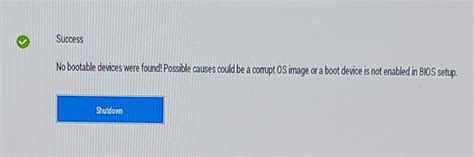 Alienware No Bootable Devices Found Windows 1.0 的图像结果