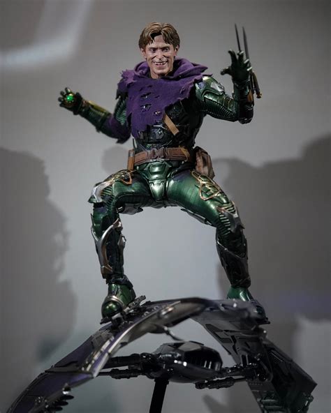 Hot Toys MMS674 Spiderman No Way Home Green Goblin Upgraded Suit 1/6 S ...