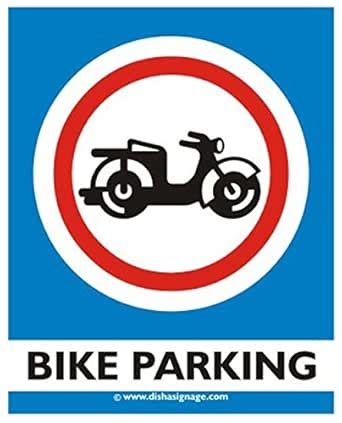 Bike Parking Sign Board : Amazon.in: Industrial & Scientific