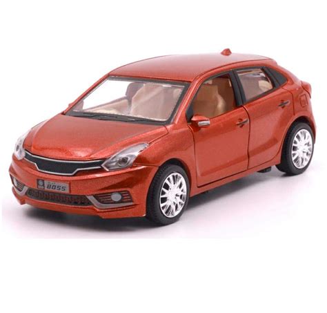 The Game Begins Car Toy Baleno Miniature | Pull Back Action Toy | Red ...