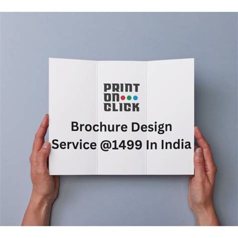 Professional Brochure Design Service @ ₹1499 – Custom & Creative