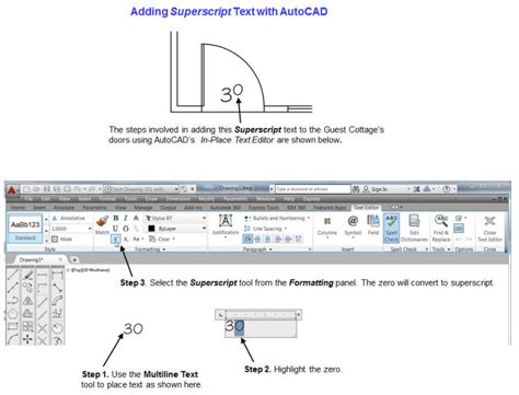 AutoCAD Superscript Text 的图像结果
