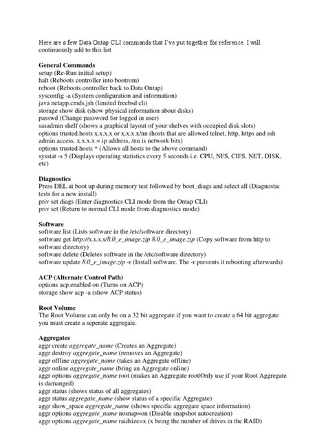 Image result for NetApp Filer Commands
