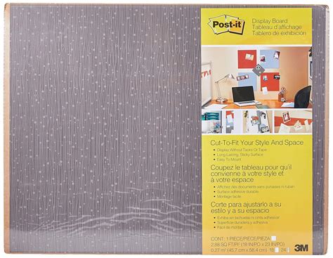 Cut-to-Fit Display Board, 18 x 23-inches, Mocha Color with 2 ...