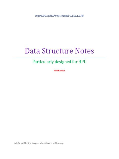 Data Structure Lecture Notes 的图像结果