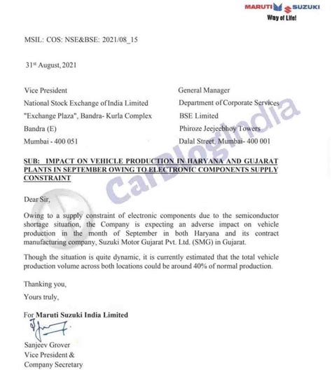 60% Drop in Maruti Suzuki Production Looks Likely – Leaked Internal ...