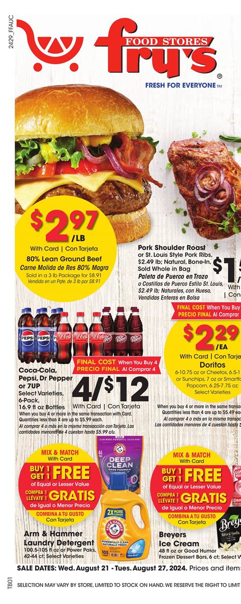 Fry's Weekly Ad August 21 - 27, 2024 | WeeklyAds2