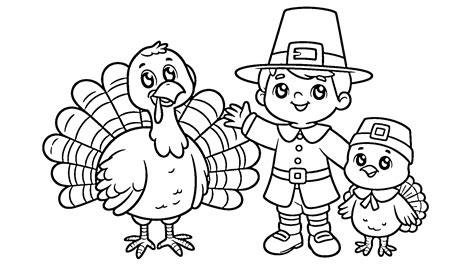 51 páginas para colorear gratis del Día de Acción de Gracias: Un otoño ...