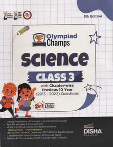 Olympiad Champs Science With Chapter-Wise Previous 10 Year (2013-2022 ...