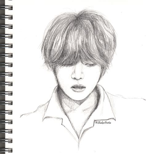 V Sketch at PaintingValley.com | Explore collection of V Sketch