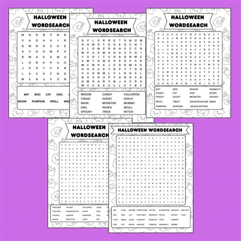 Free Halloween Crosswords for Kids