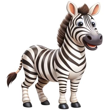 Zebra Funny Cartoon PNG Transparent Images Free Download | Vector Files | Pngtree