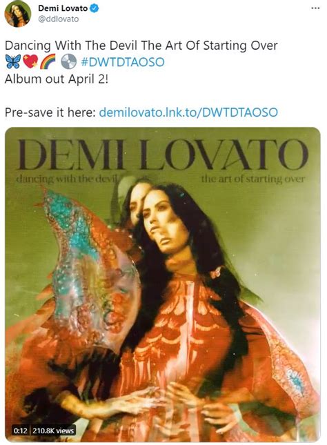 Demi Lovato announces new album 'Dancing With the Devil: The Art of ...