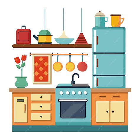 Kitchen Cartoon 的图像结果