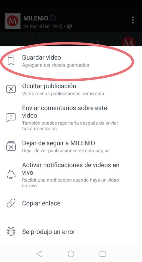 Facebook: cómo descargar videos en tu computadora y celular- Grupo Milenio