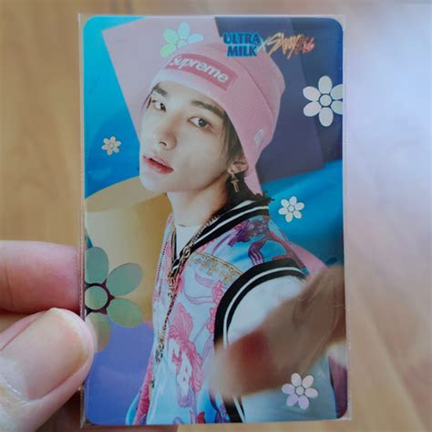 Jual Kartu Koleksi Hologram Hyunjin Stray Kids Promo Ultramilk ...