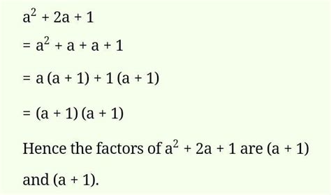 A2 - 2 ए + 1 factorize this trinomial - Brainly.in