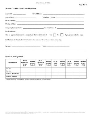 Fillable Online Request for Information 2023: Multi-residential ...