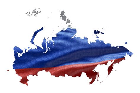 Russia map outline icon. PNG alpha channel. Country with national flag 21194055 PNG