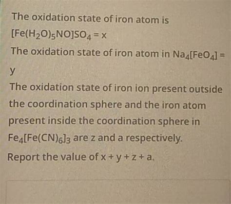 Iron Oxidation State 的图像结果