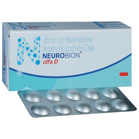 Buy NEUROBION ALFA D STRIP OF 10 TABLETS Online & Get Upto 60% OFF at ...