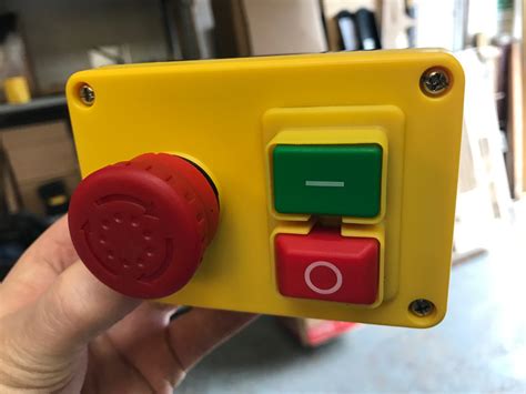 Genuine KEDU Lathe NVR (No Volt Release) Safety Switch & E. Stop 220 ...