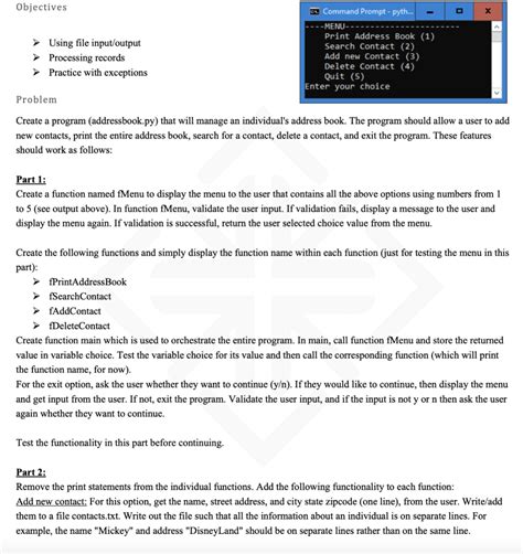 Image result for Making a Address Book Program in Python