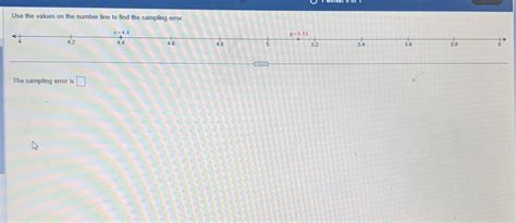 Image result for Sampling Error Number Line