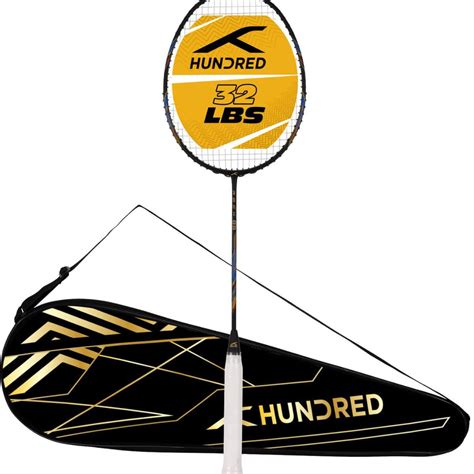 Hundred Rock 88 Badminton Racquet-Matte Black – Sportswing.in