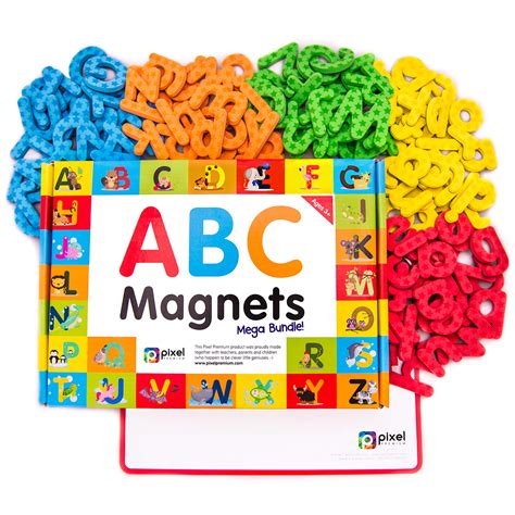 Magnet Board Magnetic Alphabet Letters Set - 234 Foam ABC Magnets With ...