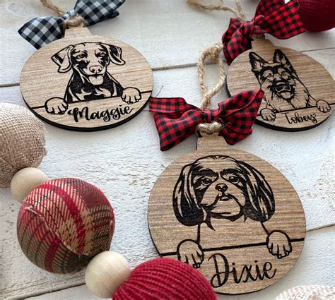 Dog christmas ornaments – Artofit
