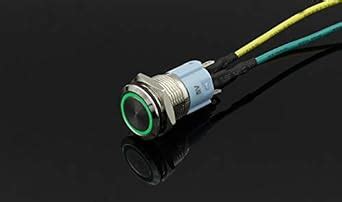 RDR STORE 12 mm Momentary Type High Head Round Stainless Steel Metal ...