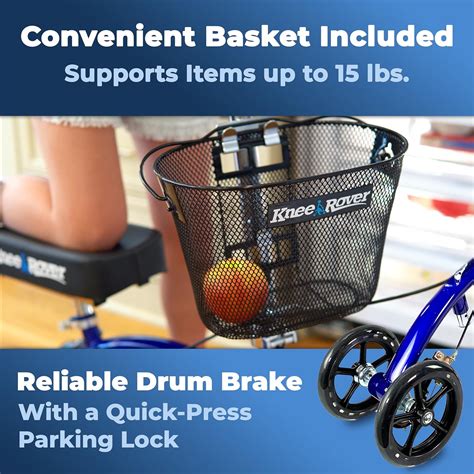 KneeRover Deluxe Steerable Knee Scooter in Blue India | Ubuy